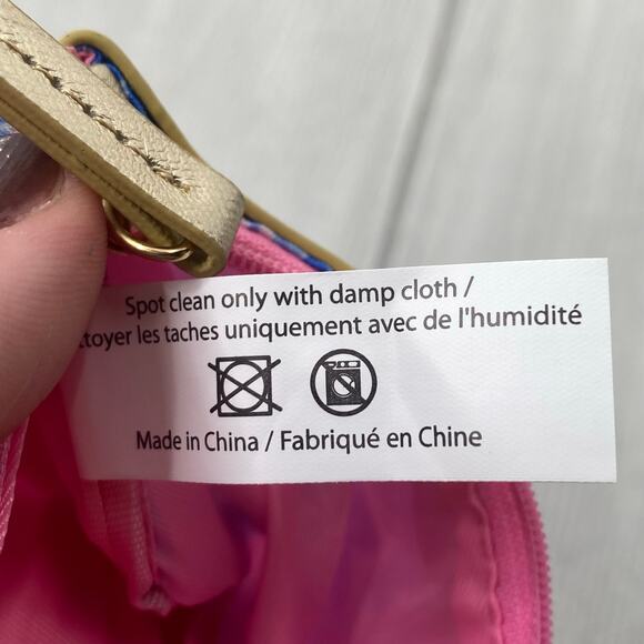 Lilly Pulitzer Pink & Blue Shade Seekers ID Care Coin Purse Mini Wallet - Picture 6 of 8